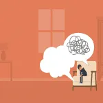 person with intrusive thoughts