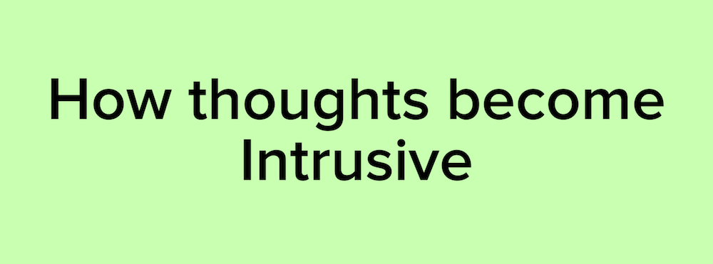 overcome intrusive thoughts