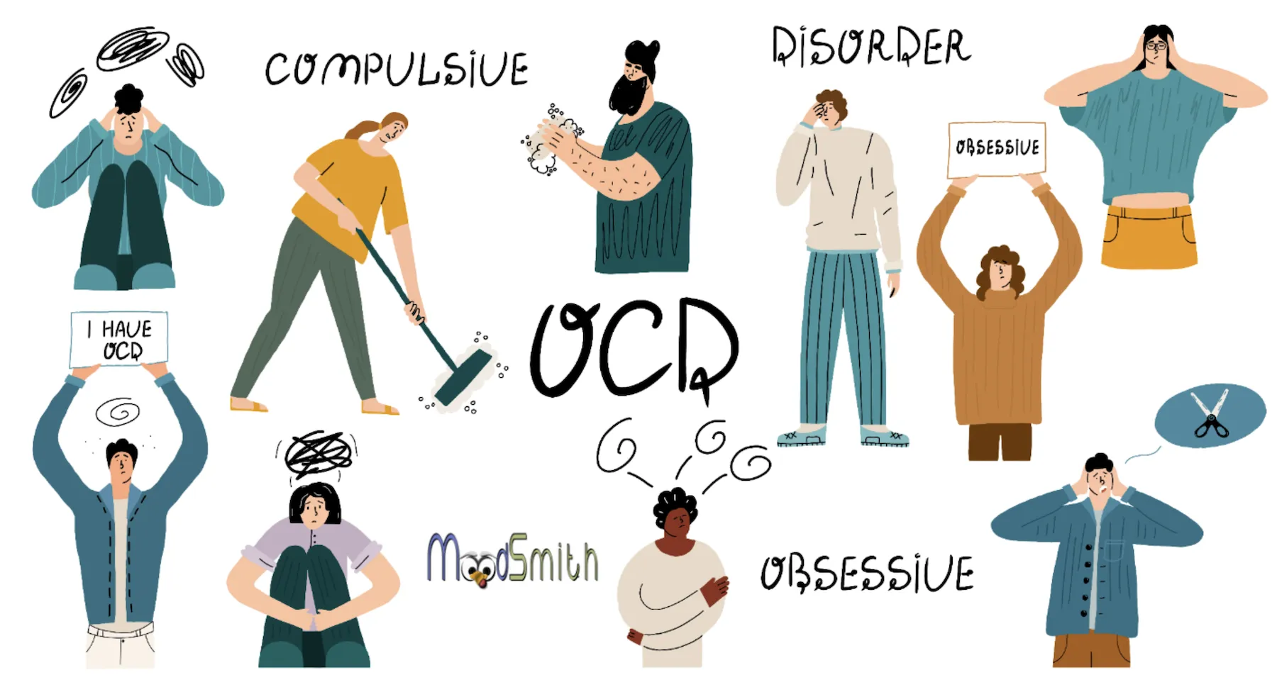 pictures of confused people with ocd